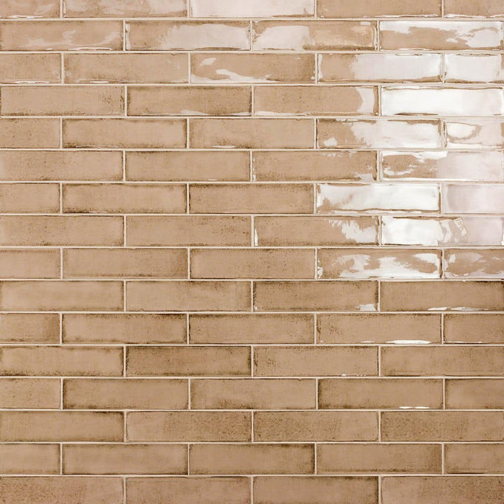Ivy Hill Tile Moze Taupe 3 in. x 12 in. 9 mm Ceramic Wall Tile (22-Piece) (5.38 sq. ft./ Box)
