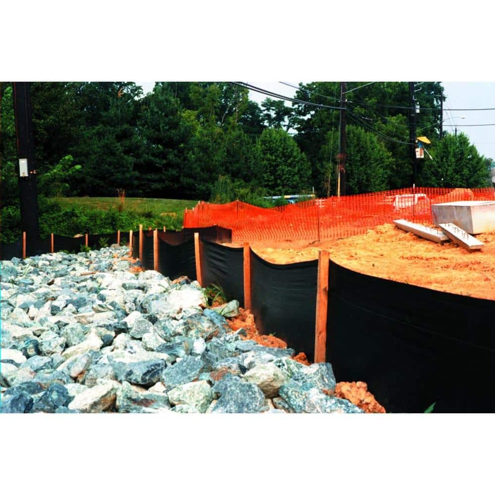 Tenax 2 Ft x 100 Ft Silt Fence Black