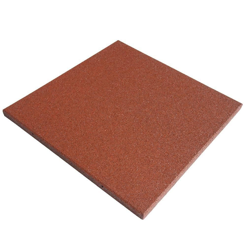 Rubber-Cal Eco-Sport 3/4 in. x 20 in. x 20 in. Terra Cotta Interlocking Rubber Tiles (5-Pack, 14 sq. ft.)
