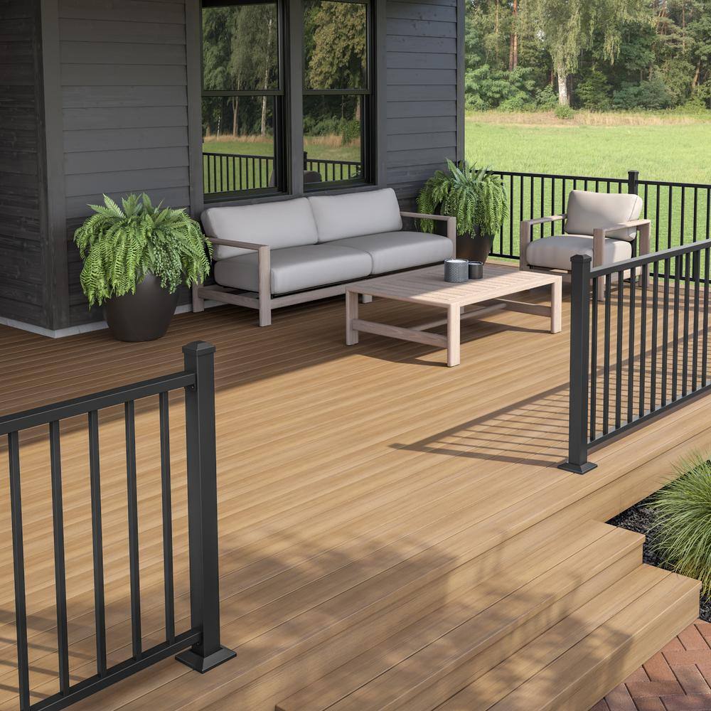 Deckorators Summit Terra Slotted Composite Deck Board - 1 in. x 6 in. x 16 ft. | Surestone Technology