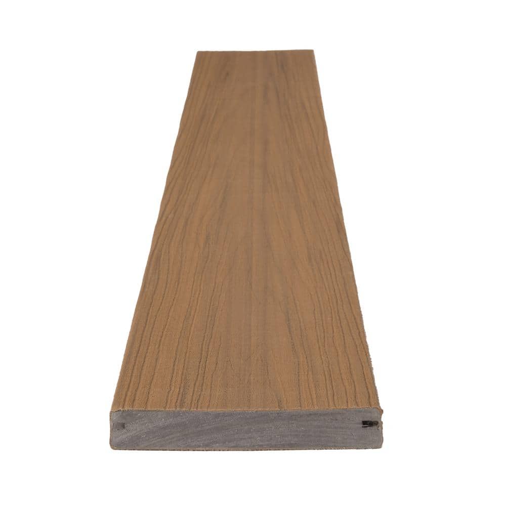 Deckorators Summit Terra Slotted Composite Deck Board - 1 in. x 6 in. x 16 ft. | Surestone Technology