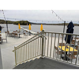 EZ Handrail Textured Black Aluminum 90 Degree Radius Hand Rail Elbow