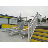 EZ Handrail Textured Black Aluminum 90 Degree Radius Hand Rail Elbow