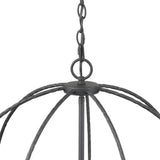 Progress Lighting Pacolet 6-Light Textured Black Chandelier