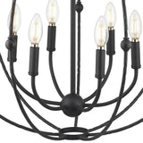 Progress Lighting Pacolet 6-Light Textured Black Chandelier