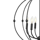 Progress Lighting Pacolet 6-Light Textured Black Chandelier