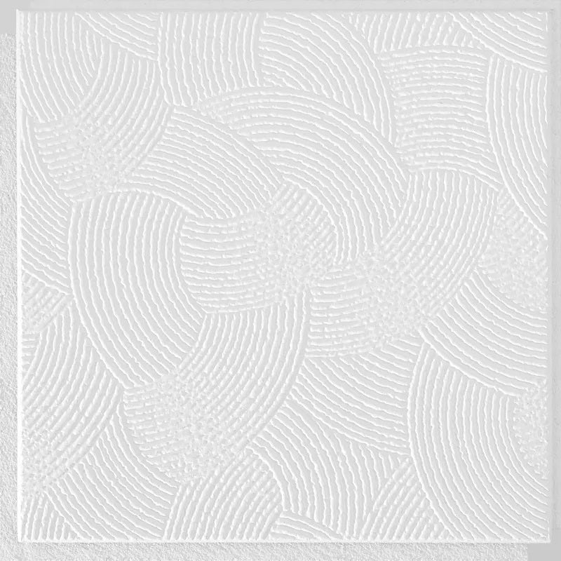 Armstrong Ceilings Pinehurst 12-in x 12-in Surface-Mount Acoustic Ceiling Tiles, White, 40-Pack