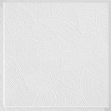 Armstrong Ceilings Pinehurst 12-in x 12-in Surface-Mount Acoustic Ceiling Tiles, White, 40-Pack