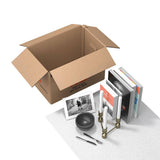 The Home Depot 17 in. L x 11 in. W x 11 in. D Small Moving Box with Handles (30-Pack)