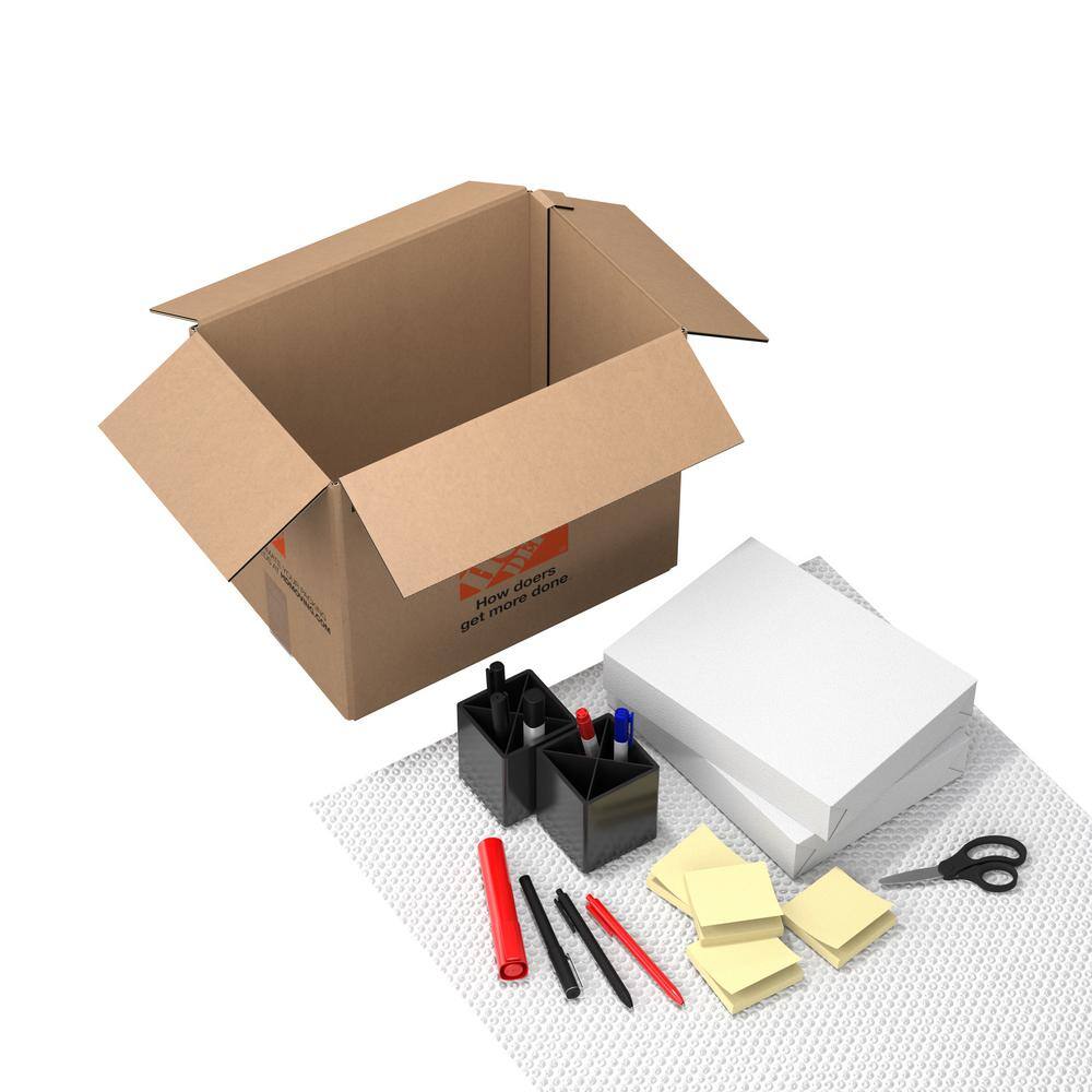 The Home Depot 15 in. L x 10 in. W x 12 in. Extra-Small Moving Box (10 Pack)