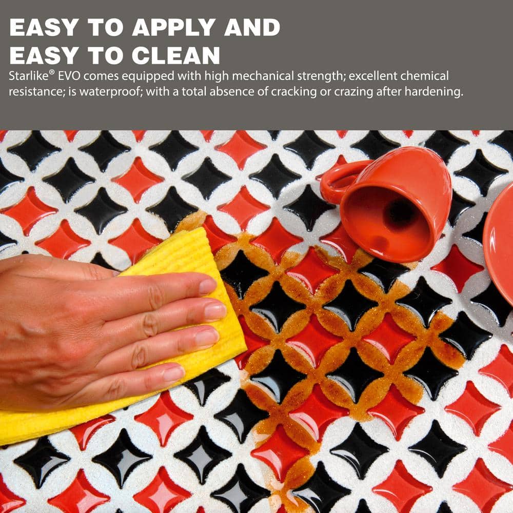 The Tile Doctor Starlike EVO Epoxy Grout 113 Neutro Base for Metallic Color 2.5 kg - 5.5 lbs.