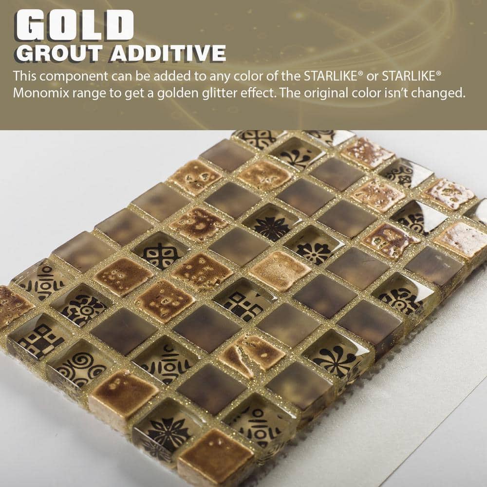 The Tile Doctor Starlike Finishes Epoxy Grout Additive - Gold Glitter Collection 75 g (1-Pack)