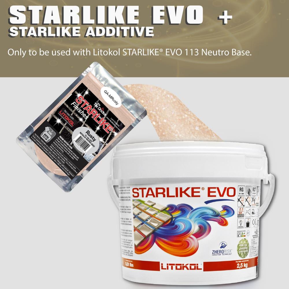 The Tile Doctor Starlike Finishes Epoxy Grout Additive - Rusty Metallic Collection 80 g (1-Pack)