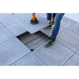 The Tile Doctor 914829-12 Fixed Plastic Pedestal .5" Base Plate for Tile and Paver Pedestal System (12-Pieces/Box)