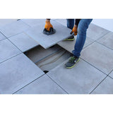 The Tile Doctor 914836-12 Fixed Plastic Pedestal 5/8" Base Plate for Tile and Paver Pedestal System (12-Pieces/Box)