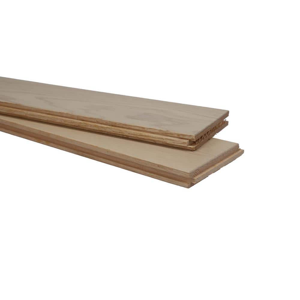 Blue Ridge Hardwood Flooring Northern Coast Thin Ice Oak 3/4 in. T x 3 in. W Smooth Solid Hardwood Flooring (24 sq.ft./case)