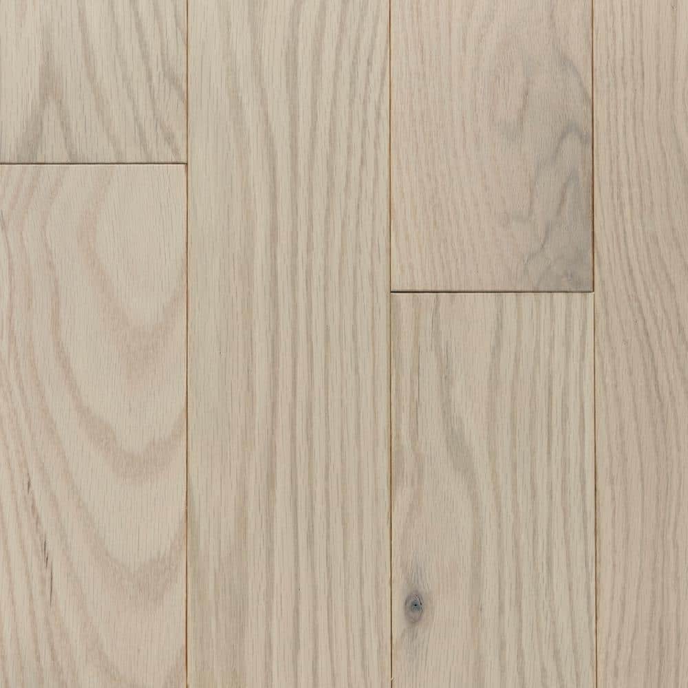 Blue Ridge Hardwood Flooring Northern Coast Thin Ice Oak 3/4 in. T x 4 in. W Smooth Solid Hardwood Flooring (16 sq.ft./case)