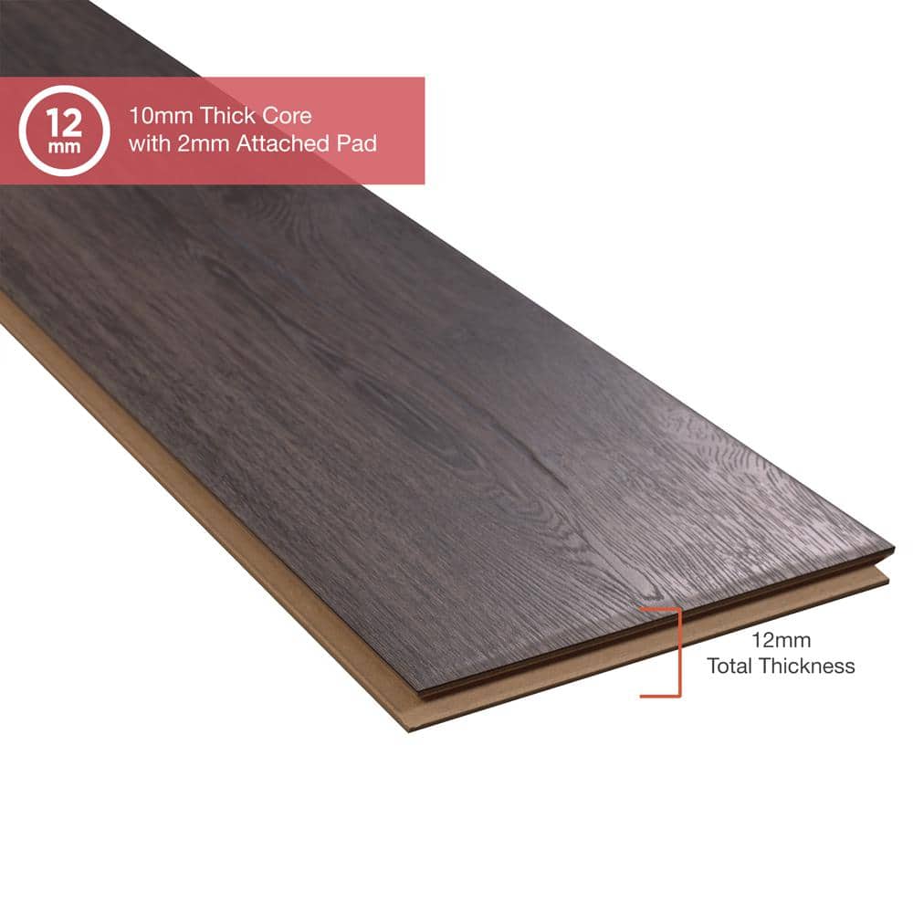 Pergo Outlast+ Thornbury Oak 12 mm T x 7.4 in. W Waterproof Laminate Wood Flooring (19.63 sqft/case)