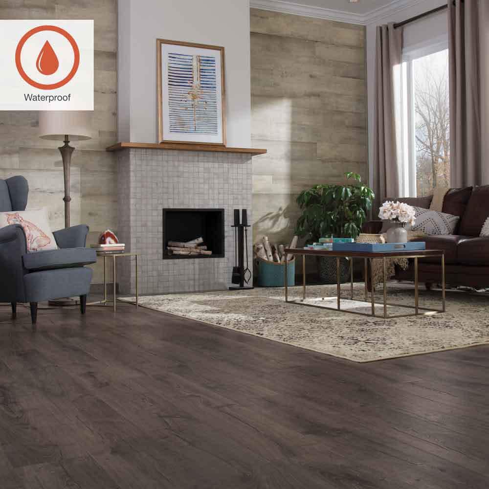 Pergo Outlast+ Thornbury Oak 12 mm T x 7.4 in. W Waterproof Laminate Wood Flooring (19.63 sqft/case)