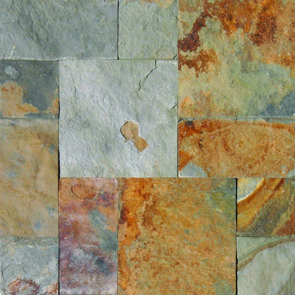 MSI Three Rivers Gold Pattern Gauged Slate Floor and Wall Tile (5 Kits, 80 sq. ft. Pallet)