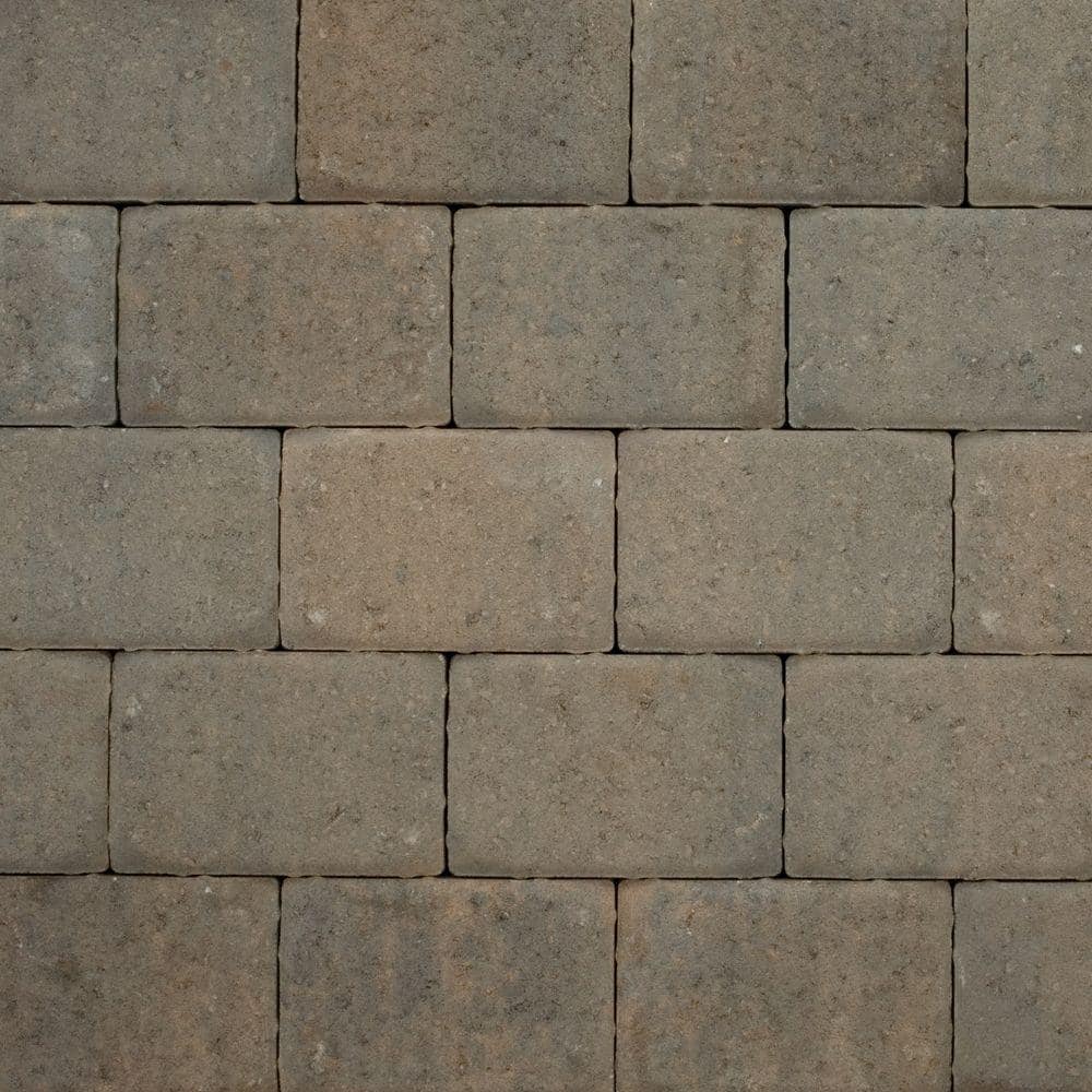 Pavestone Plaza Square 5.5 in. L x 5.5 in. W x 2.36 in. H 3-Tone Brown Concrete Paver (480-Pieces/100 sq. ft./ Pallet)