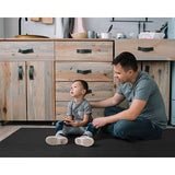 Norsk Blue 24 in. x 24 in. x 0.47 in. Foam Interlocking Floor Mat (6-Pack)