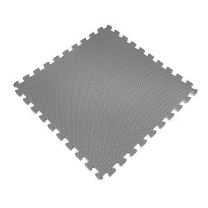 Norsk Gray 24 in. x 24 in. EVA Foam Non-Toxic Solid Color Interlocking Tiles (168 sq. ft. - 42 tiles)