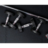 Norsk Shock Absorbent 25.2 in. x 25.2 in. x 0.70 in. Gym Tiles - Black/White Fleck (4-Pack)