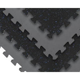 Norsk Shock Absorbent 25.2 in. x 25.2 in. x 0.70 in. Gym Tiles - Black/White Fleck (4-Pack)
