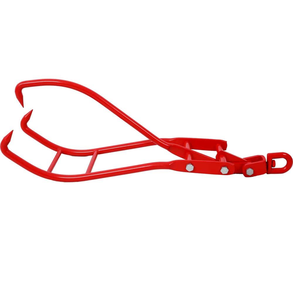 Tidoin 36 in. 3-Claw Heavy Duty Log Grapple Eagle Claws Design Log Lifting Tongs Log Grabs for Lumber