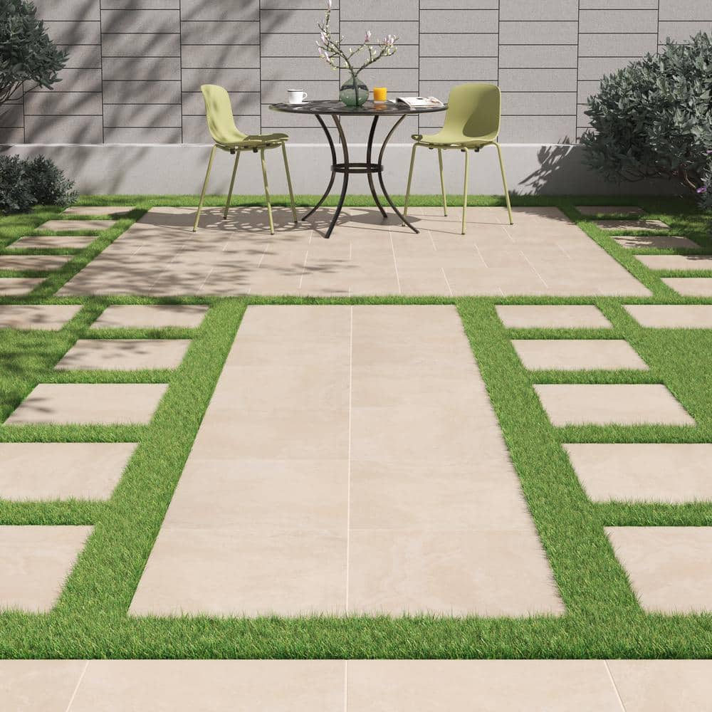 MSI Tierra Ivory 2 cm. x 24 in. x 24 in. Matte Porcelain Paver Tile (8 sq. ft. / case)