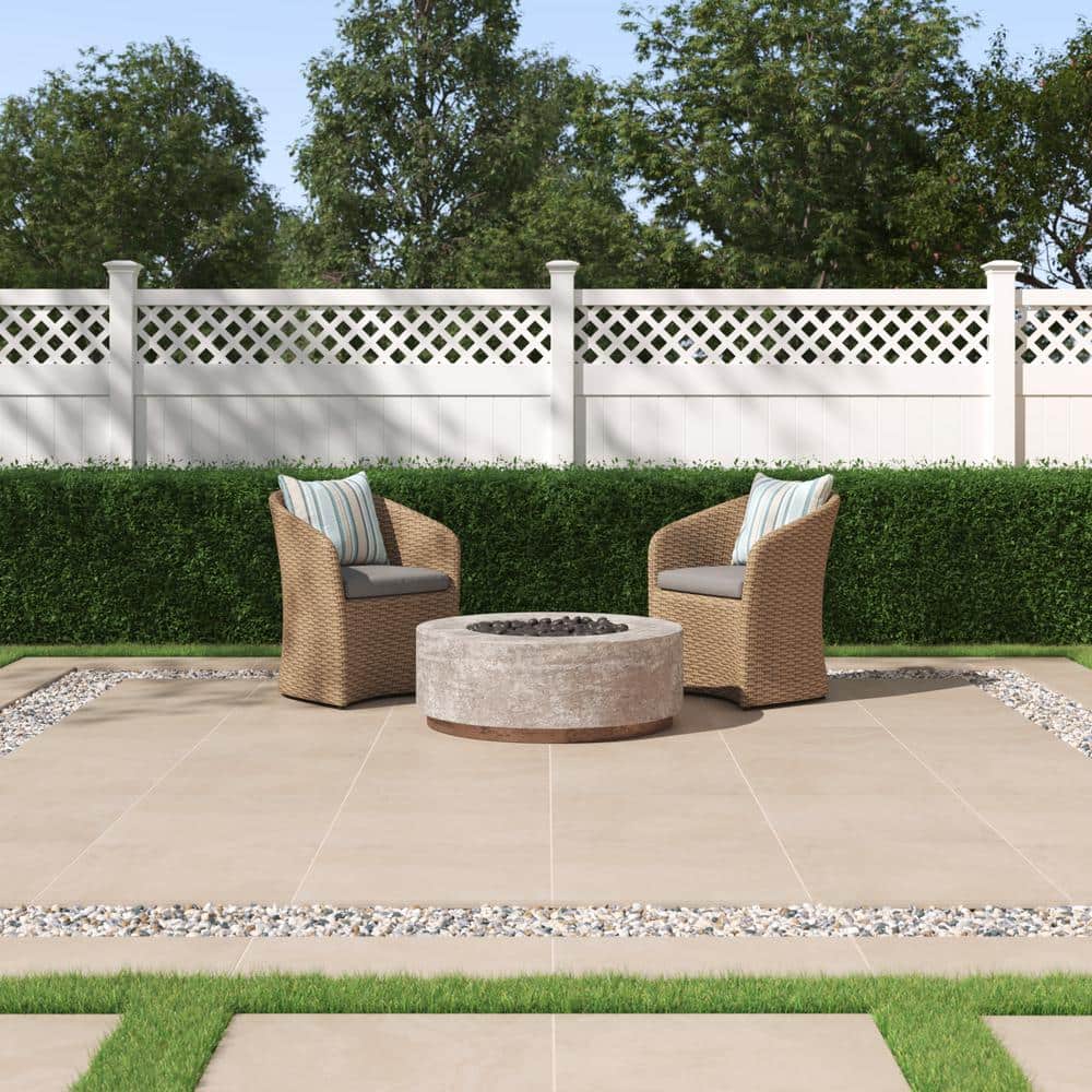 MSI Tierra Ivory 2 cm. x 24 in. x 24 in. Matte Porcelain Paver Tile (8 sq. ft. / case)