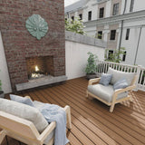 Veranda 15/16 in. x 5-1/4 in. x 12 ft. Timber Brown Composite Decking Board