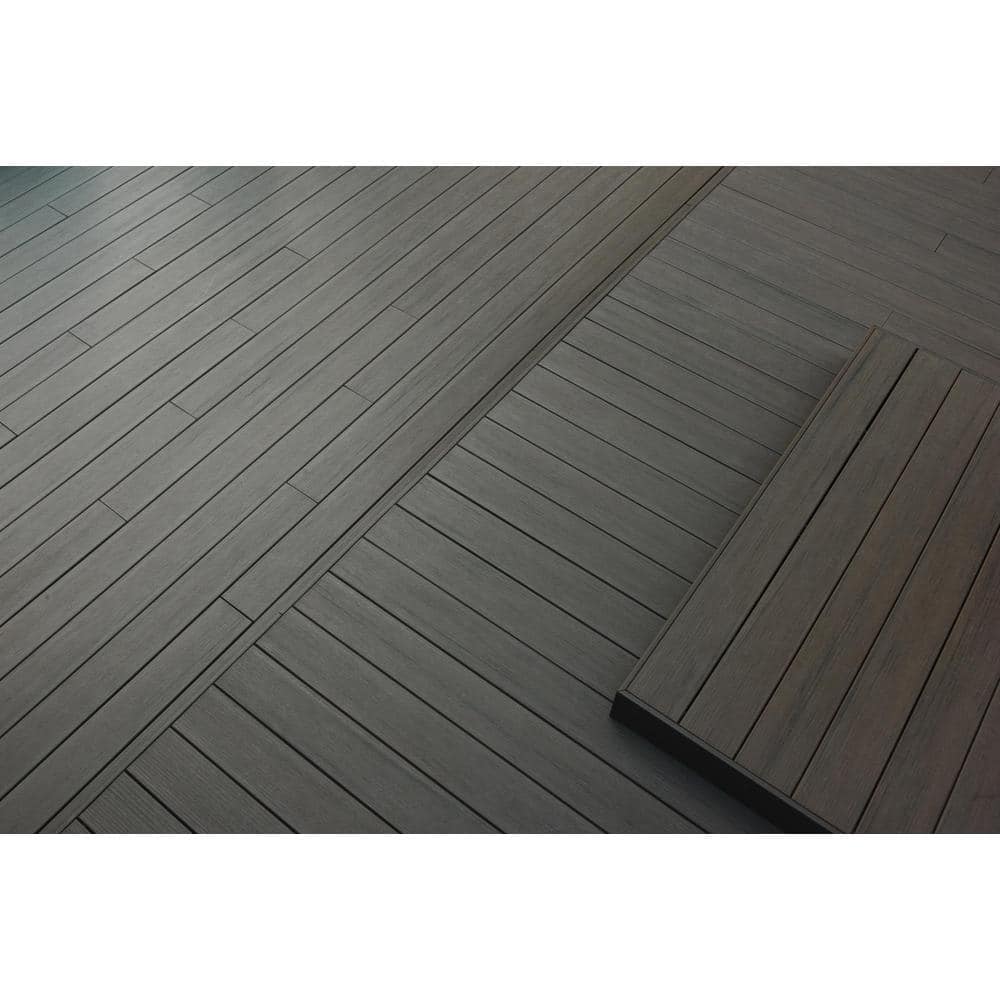TimberTech TOPLoc for Composite Dark Gray 100 sq. ft. (350 - 2-1/2 in. Screws, 2 Bits)