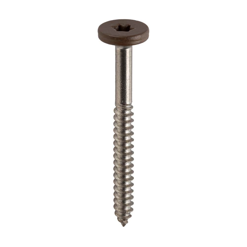 TimberTech TOPLoc for Composite Fascia Walnut 80 LF (100 1-3/4 in. Screws, 1-Bit)