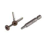 TimberTech TOPLoc for Composite Fascia Walnut 80 LF (100 1-3/4 in. Screws, 1-Bit)