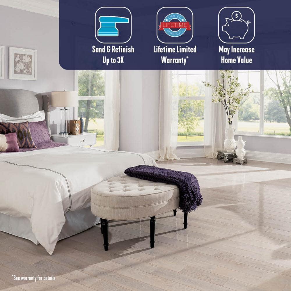 Bruce American Originals Tinted Tea Oak 3/4 in. T x 3-1/4 in. W Smooth Solid Hardwood Flooring (22 sq.ft./ctn)