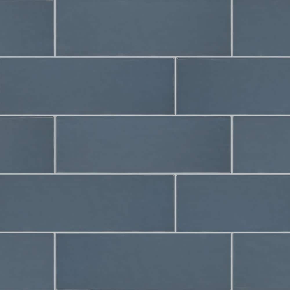 LuxeCraft Titan 4-1/4 in. x 12-7/8 in. Glazed Ceramic Undulated Wall Tile (10.64 sq. ft./Case)