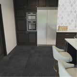 Okinawa Carbon Black 8x48 Matte Porcelain Wood Look Tile