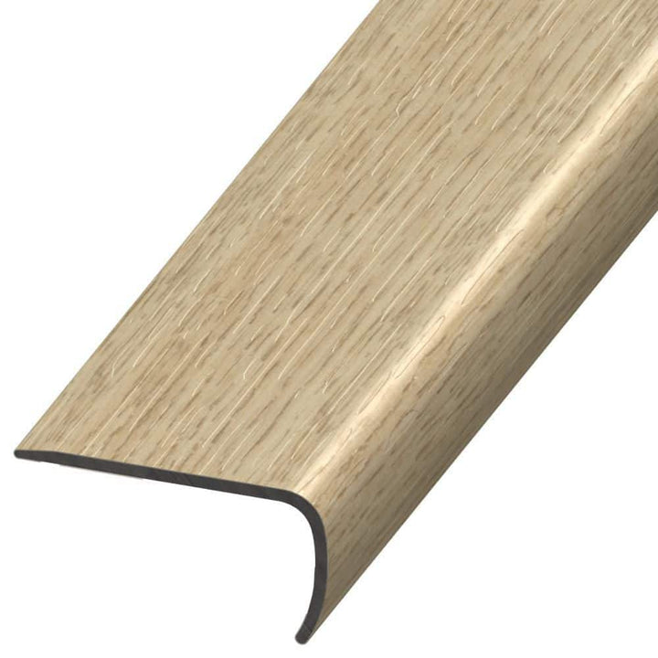DuraDecor Classy Chic Toasted Latte 1 in. T x 2 in. W x 94 in. L Stair Nose Molding