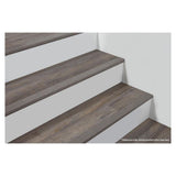 DuraDecor Classy Chic Toasted Latte 1 in. T x 2 in. W x 94 in. L Stair Nose Molding