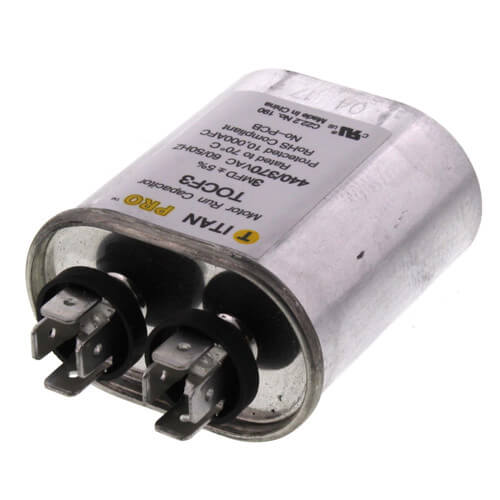 Titan Pro TOCF3 capacitor - detail view (Product Type: Capacitor; Voltage: 440/370V)
