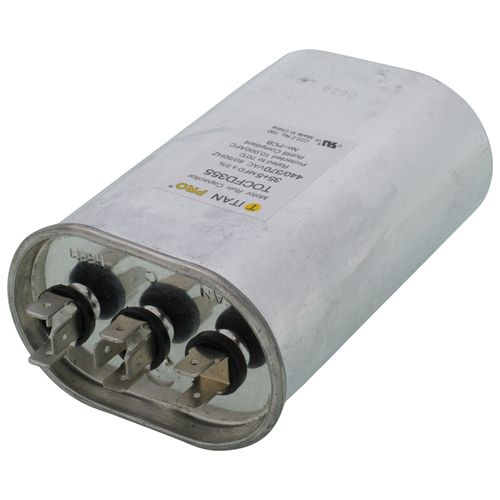 Titan Pro TOCFD355 capacitor - detail view (Product Type: Capacitor; Voltage: 440/370V)