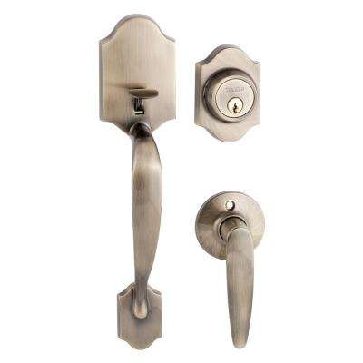 Baldwin 
    Canterbury Venetian Bronze Single Cylinder Door Handleset - Super Arbor