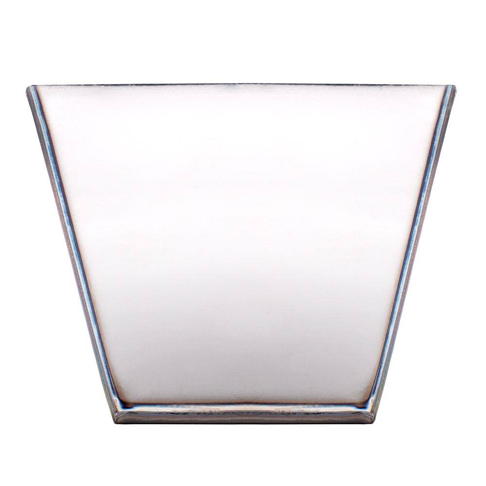ToolPro 10 in. Stainless Steel Mud Pan with Sheared Edges