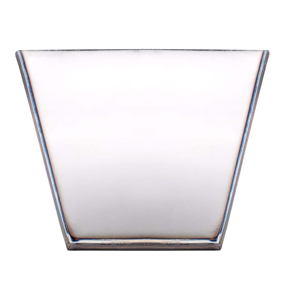 ToolPro 18 in. Stainless Steel Mud Pan with Sheared Edges