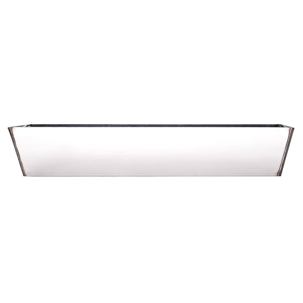 ToolPro 18 in. Stainless Steel Mud Pan with Sheared Edges