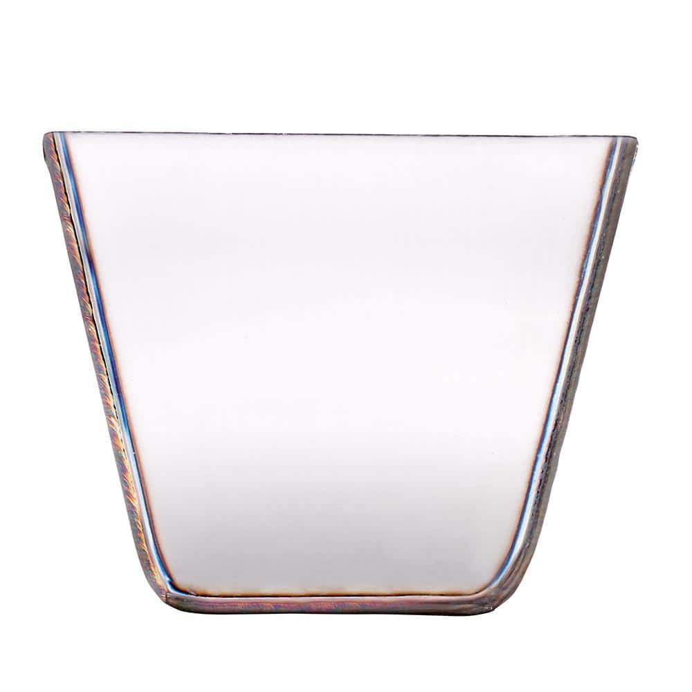 ToolPro 14 in. Stainless Steel Mud Pan with Rounded Bottom