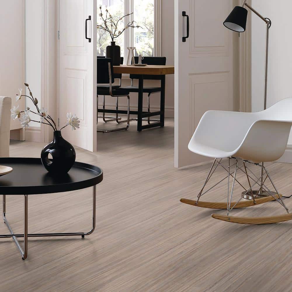 Marmoleum Cinch Loc Seal Trace of Nature 9.8 mm Thick x 11.81 in. Plank Width Waterproof Laminate Floor Tiles (20.34 sq. ft/Case)