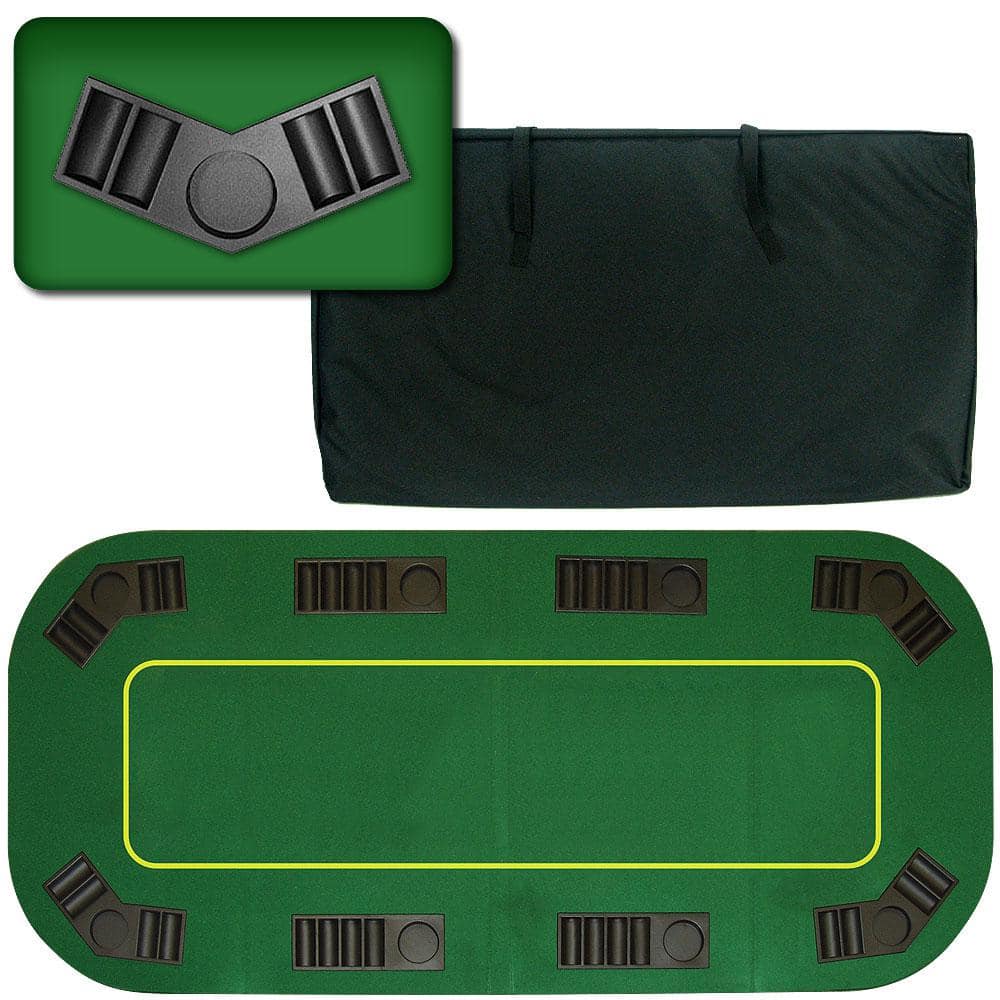 Trademark Deluxe 80 in. Texas Holdem Folding Poker Tabletop